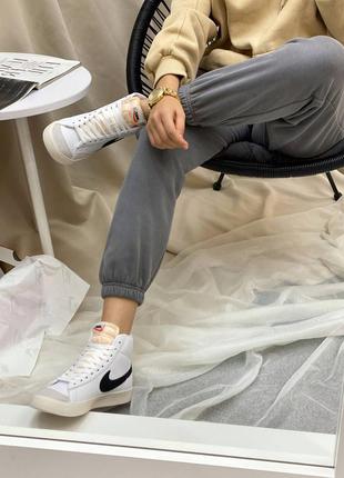 Кросівки жіночі nike blazer mid vintage '77 white7 фото