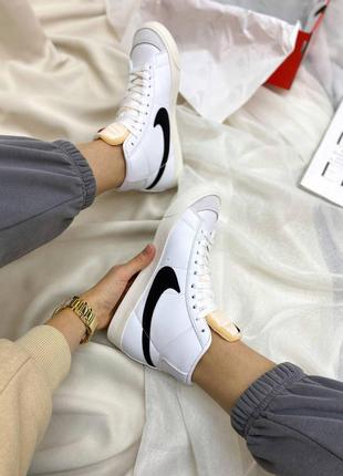 Кросівки чоловічі nike blazer mid vintage '77 white5 фото