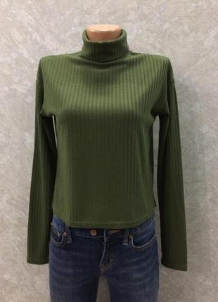 Гольф в рубчик укорочений оверсайз h&m