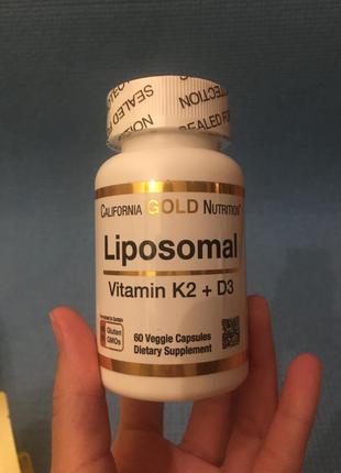 Витамины d3 + k2 липосомальные капсулы сша