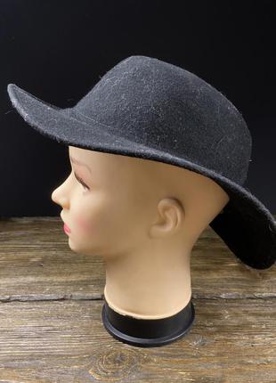 Шляпа фетровая british hat guild, черная2 фото