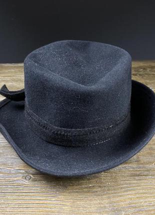 Шляпа фетровая nagy wien, черная2 фото