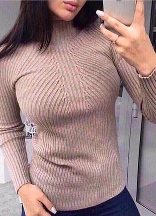 Женский стильный гольфик елочка