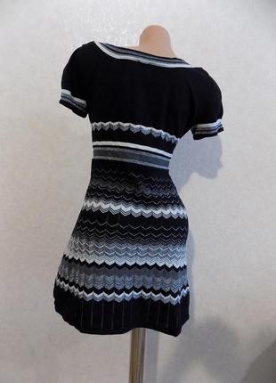 Платье вязаный трикотаж с люрексом фирменное oasis размер 42-443 фото