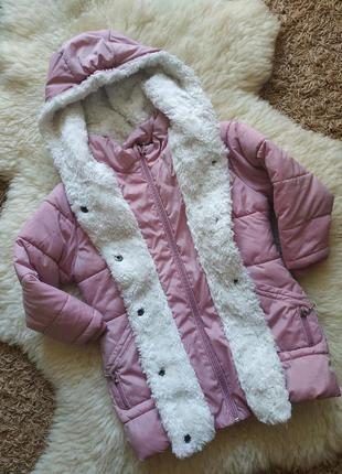Курточка -пальто на девочку ,демисезон,детская курточка2 фото