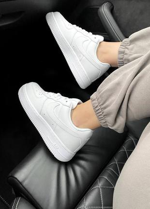 Женские кроссовки air force white3 фото