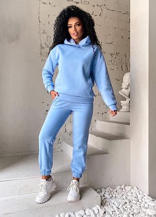 Женский тёплый костюм спортивный на флисе