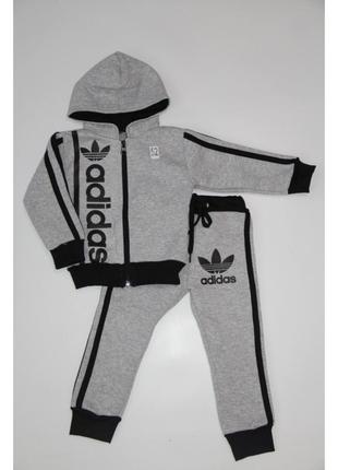 Тёплый спортивный костюм на флисе на 80-140 см