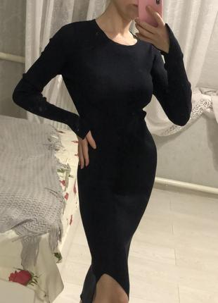 Трикотажное платье 4