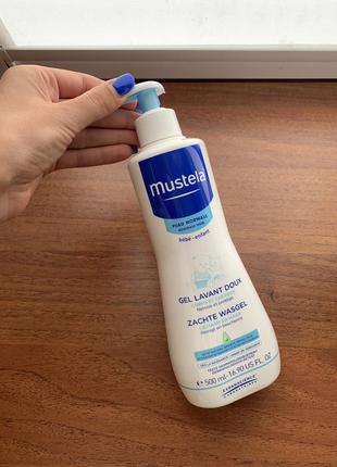 Детский шампунь гель для купания 2 в одном mustela1 фото