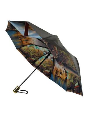 Жіноча парасолька-напівавтомат3 фото