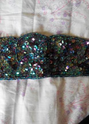 Ремень паетки на резинке