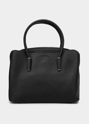 Класична сумка від braska в чорному кольорі / женская черная сумка braska1 фото