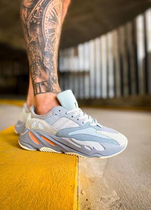 Кросівки чоловічі adidas адідас yeezy boost 700 inertia