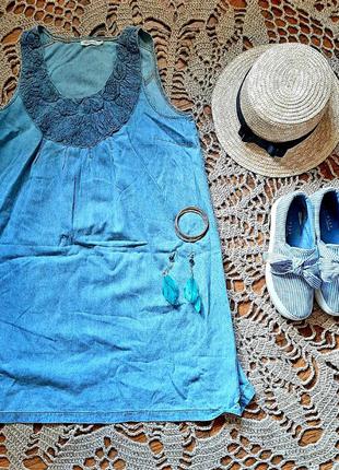 Сарафан джинсовый, распродажа летних вещей