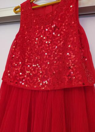 Нарядное красивое платье с паетками болеро2 фото