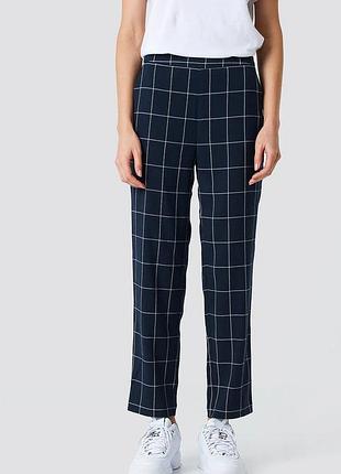 Штани в клітку na-kd / як zara, h&m