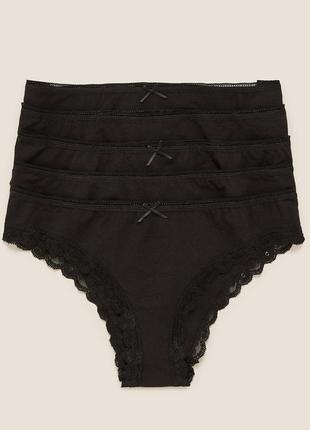 Упаковка трусиків-бразильян(5 штук) marks and spencer р. 6,8,10,12,14