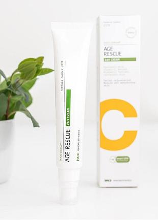 Активний антивіковий крем для обличчя innoaesthetics age rescue 24h cream