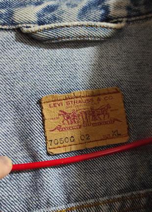 Джинсовая куртка, джинсовка levis, оригинал2 фото