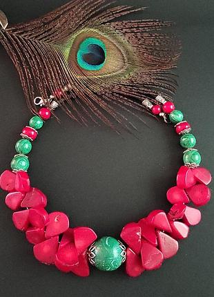 Чокер "полевые маки"