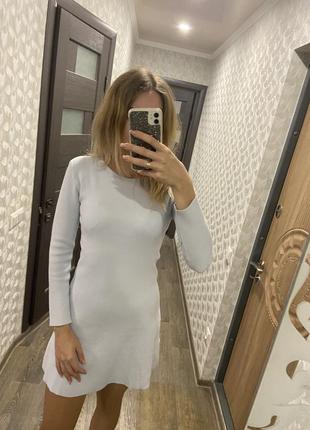 Новое трикотажное платье zara
