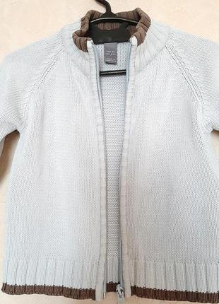 H&m брендовая красивая кофта-реглан на молнии на мальчика 1,5-2года рост 925 фото