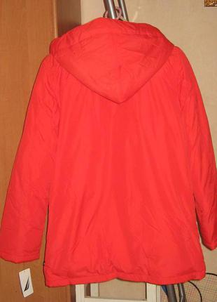 Зимняя стильная куртка nautica удлиненная l/g (14/16) на рост 158-164см цвет tabasco3 фото