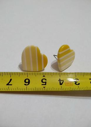 Кольорові сережки, льодяники, пластик 4