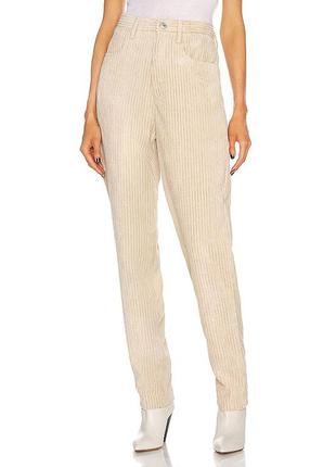 Розкішні вельветові штани з високою посадкою