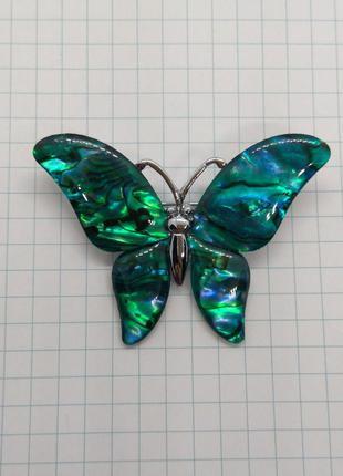 Винтажная брошь бабочка из великобритании.