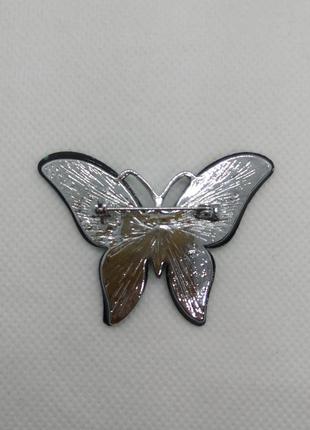 Винтажная брошь бабочка из великобритании.9 фото