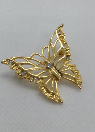 Вінтажна брошка метелик з великобританії.8 фото