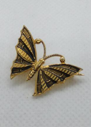Вінтажна брошка метелик з великобританії.7 фото
