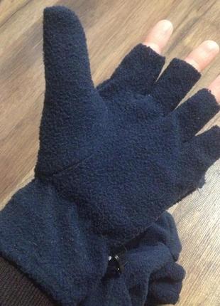 Рукавиці-рукавички insulation,з відкритими пальчиками,фліс3 фото