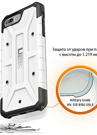 Чехол для iphone 6/6s/7/8 uag pathfinder ( white )8 фото