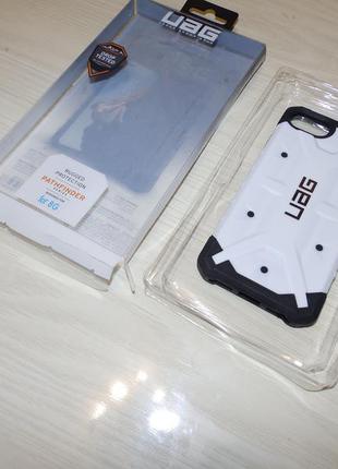 Чехол для iphone 6/6s/7/8 uag pathfinder ( white )4 фото