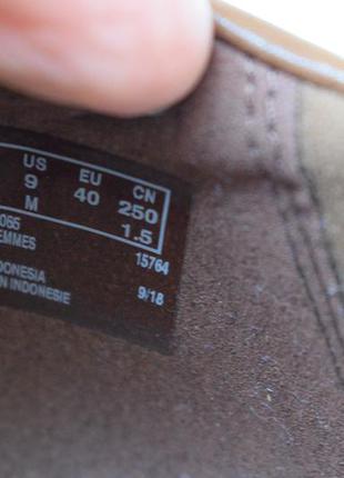 Кожаные туфли мокасины полуботинки clarks р.40 26,3 см10 фото