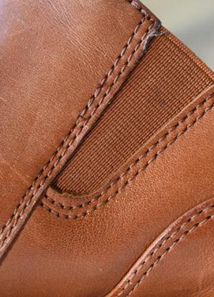 Кожаные туфли мокасины полуботинки clarks р.40 26,3 см9 фото