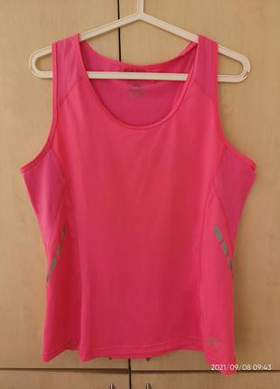Майка борцовка неон розовый