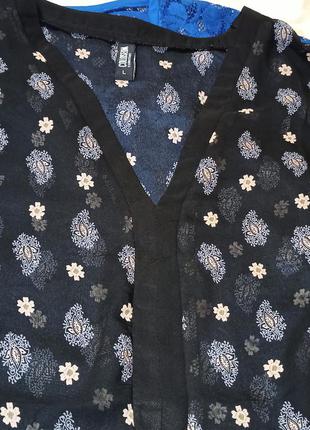 Легкая туника,блуза с турецкими огурцами,46-48разм.,collouseum5 фото