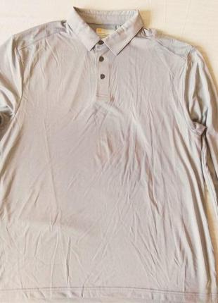 Серое свитер-поло в полоску niclaus