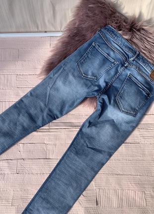 Голубые синие трендовые джинсы h&m скини skinny denim джинси скинни hm5 фото