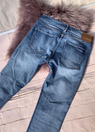 Голубые синие трендовые джинсы h&m скини skinny denim джинси скинни hm4 фото