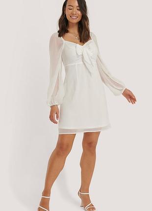 Сукня з зав'язками спереду na-kd / як zara, h&m