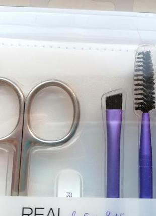 #разгрузкой набор для оформления бровей real techniques, "brow set" 5 инструментов + чехол