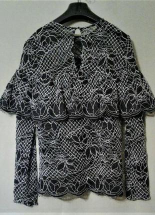 Кружевная блуза zara4 фото