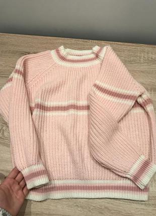 Нежно розовый свитер3 фото