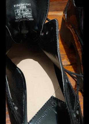 Гаряча знижка🥳🥳🥳кожаные броги,туфли,черевики от stradivarius сток!5 фото