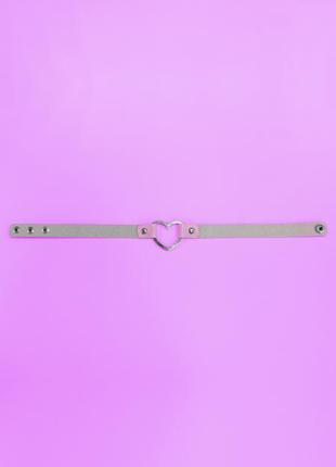 Милый розовый чокер с сердечком украшение на шею лолита аниме косплей тамблер harajuku egirl4 фото